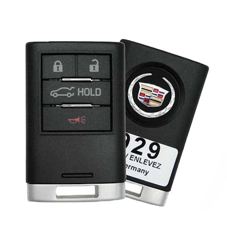 OEM: REF: 2013-2014 Cadillac ATS XTS / 4-Button Smart Key / PN: 22856929 / NBG009768T